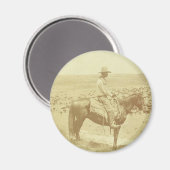 A Texas Cowboy マグネット (正面/裏面)