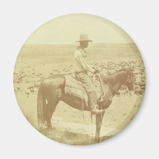 A Texas Cowboy マグネット (正面)