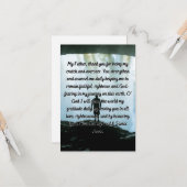 A Thank You祈りの言葉フラットグリーティングカード カード (正面/裏面インサイチュ)