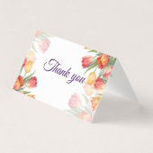 A thank you flower card (正面)