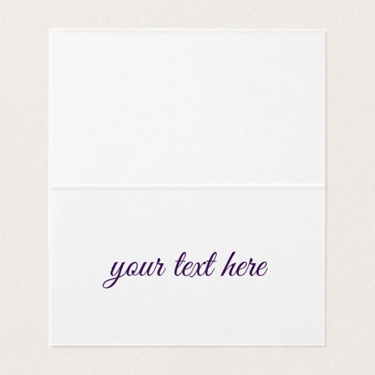 A thank you flower card (内部フラット)