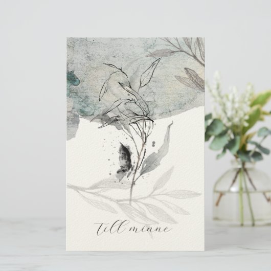 A thoughtfully designed sympathy card 便箋 (スタンド正面)