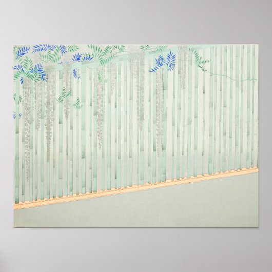 "A Thousand Grasses 3“ Kamisaka Sekka Ukiyo-E   ポスター (正面)