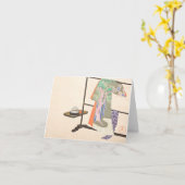  "A Thousand Grasses 4“ Kamisaka Sekka Ukiyo-E   カード (黄色い花)