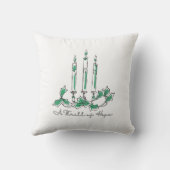 A Thrill of Hope Candle Line Art クッション (裏面)