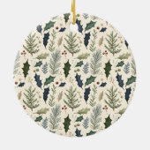 A Thrill of Hope Green Religious セラミックオーナメント (裏面)