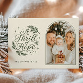 A Thrill of Hope Religious Photo シーズンカード