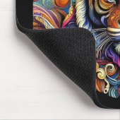 A Tiger 威厳のある – マウスパッド (コーナー)