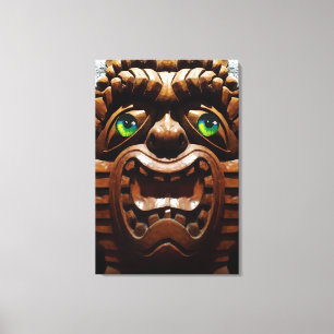 A Tiki Terraced – ケン・ゲージ・アート キャンバスプリント