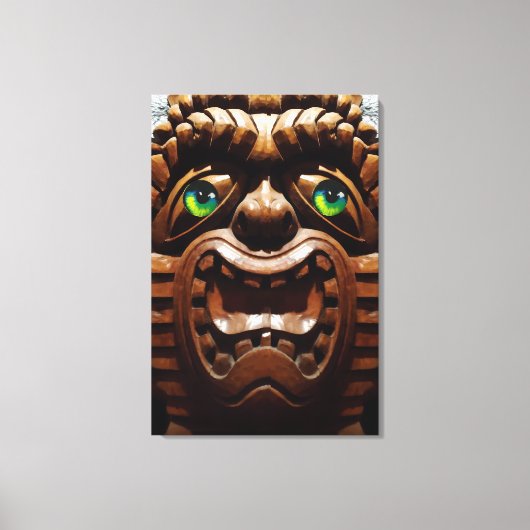 A Tiki Terraced – ケン・ゲージ・アート キャンバスプリント (正面)