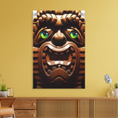 A Tiki Terraced – ケン・ゲージ・アート キャンバスプリント (インサイチュ (リビング))