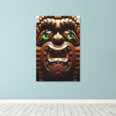 A Tiki Terraced – ケン・ゲージ・アート キャンバスプリント (インサイチュ (ウッドフロア))