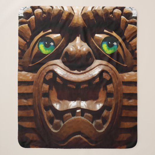 A Tiki Terraced – ケン・ゲージ・アート シェルパブランケット (正面)