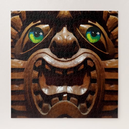 A Tiki Terraced – ケン・ゲージ・アート ジグソーパズル (縦)