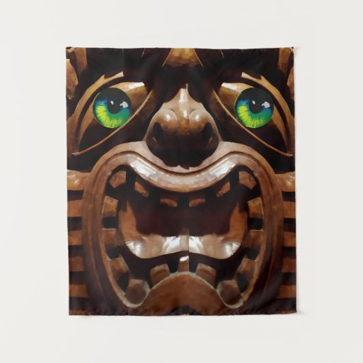 A Tiki Terraced – ケン・ゲージ・アート タペストリー (正面)