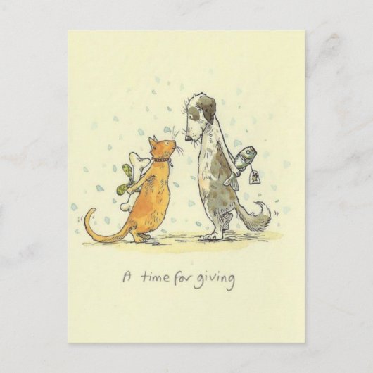 A time for giving ポストカード (正面)