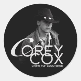 「A Time for Good Times」ステッカー ラウンドシール