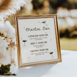 A Tiniビットより古いエスプレッソマルティーニバー ポスター