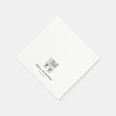 A Tiniビットより古いエスプレッソマルティーニ誕生日ナプキン スタンダードカクテルナプキン (角)