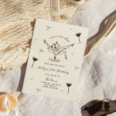 A Tiniビットより古いエスプレッソマルティーニ誕生日 招待状