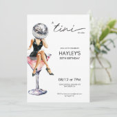 A Tiniビットより古いディスコマルティーニ誕生日 招待状 (スタンド正面)
