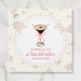 A Tiniビットより古いMartiniコケット誕生日 フェイバータグ