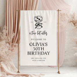 A Tiniビットより古いMartini誕生日ウェルカムバナー 横断幕