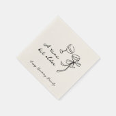 A Tiniビットより古いMartini誕生日紙ナプキン スタンダードカクテルナプキン (角)