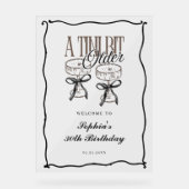 A Tiniビット年上のエスプレッソMartini歓迎予測できな アクリルサイン (正面)