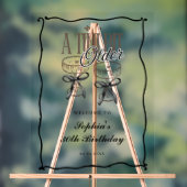 A Tiniビット年上のエスプレッソMartini歓迎予測できな アクリルサイン (ニュートラル)