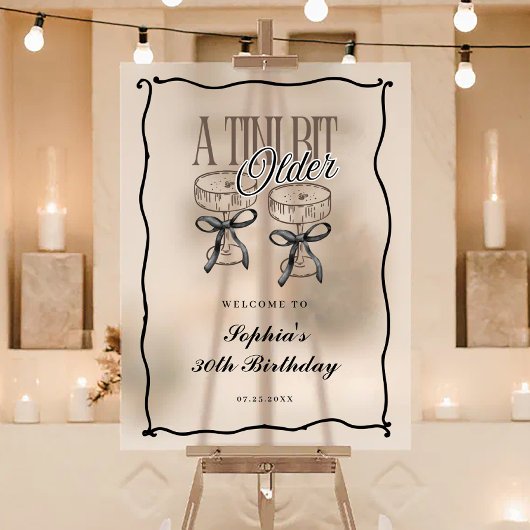 A Tiniビット年上のエスプレッソMartini歓迎予測できな アクリルサイン