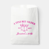 A Tiniビット年上のマルティカスタムニ誕生日パーティー フェイバーバッグ (正面)