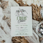 A Tiniビット年上のMartiniオリーブカクテル誕生日 招待状