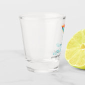 A Tiniビット年上のMartiniテーマレトロ30th Birthday ショットグラス (左)