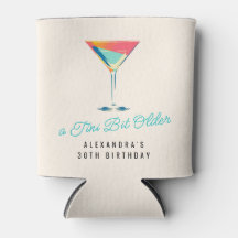 A Tiniビット年上のMartiniテーマレトロ30th Birthday