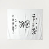 A Tiniビット年上のMartini誕生日パーティーの背景 タペストリー (正面(横))