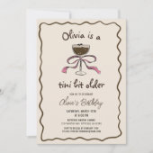 A Tiniビット年上エスプレッソMartini誕生日パーティー 招待状 (正面)