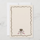 A Tiniビット年上エスプレッソMartini誕生日パーティー 招待状 (裏面)