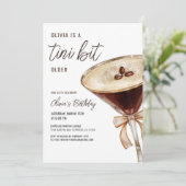 A Tiniビット年上エスプレッソMartini誕生日パーティー 招待状 (スタンド正面)