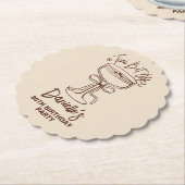 A Tiniビット年上エスプレッソMartini 30歳の誕生日 ペーパーコースター (アングル)