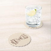 A Tiniビット年上エスプレッソMartini 30歳の誕生日 ペーパーコースター (インサイチュ)