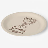 A Tiniビット年上エスプレッソMartini 30歳の誕生日 ペーパープレート (アングル)