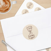 A Tiniビット年上エスプレッソMartini 30歳の誕生日 ラウンドシール