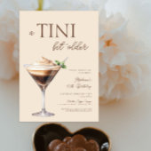 A Tiniビット年上エスプレッソMartini 40歳の誕生日 招待状