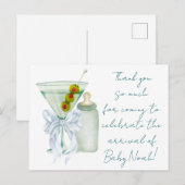 A Tini Baby Boy Thank You Post Card ポストカード (正面/裏面)