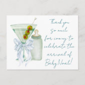 A Tini Baby Boy Thank You Post Card ポストカード (正面)