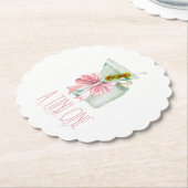 A tini baby girl ペーパーコースター (アングル)