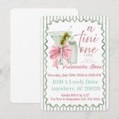 A Tini Baby Girl 招待状 (正面/裏面)