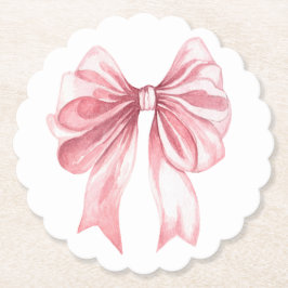 A Tini Baby Girl Bow ペーパーコースター