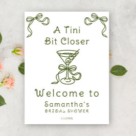 A Tini Bit Closerブライダルシャワーへようこそ ポスター